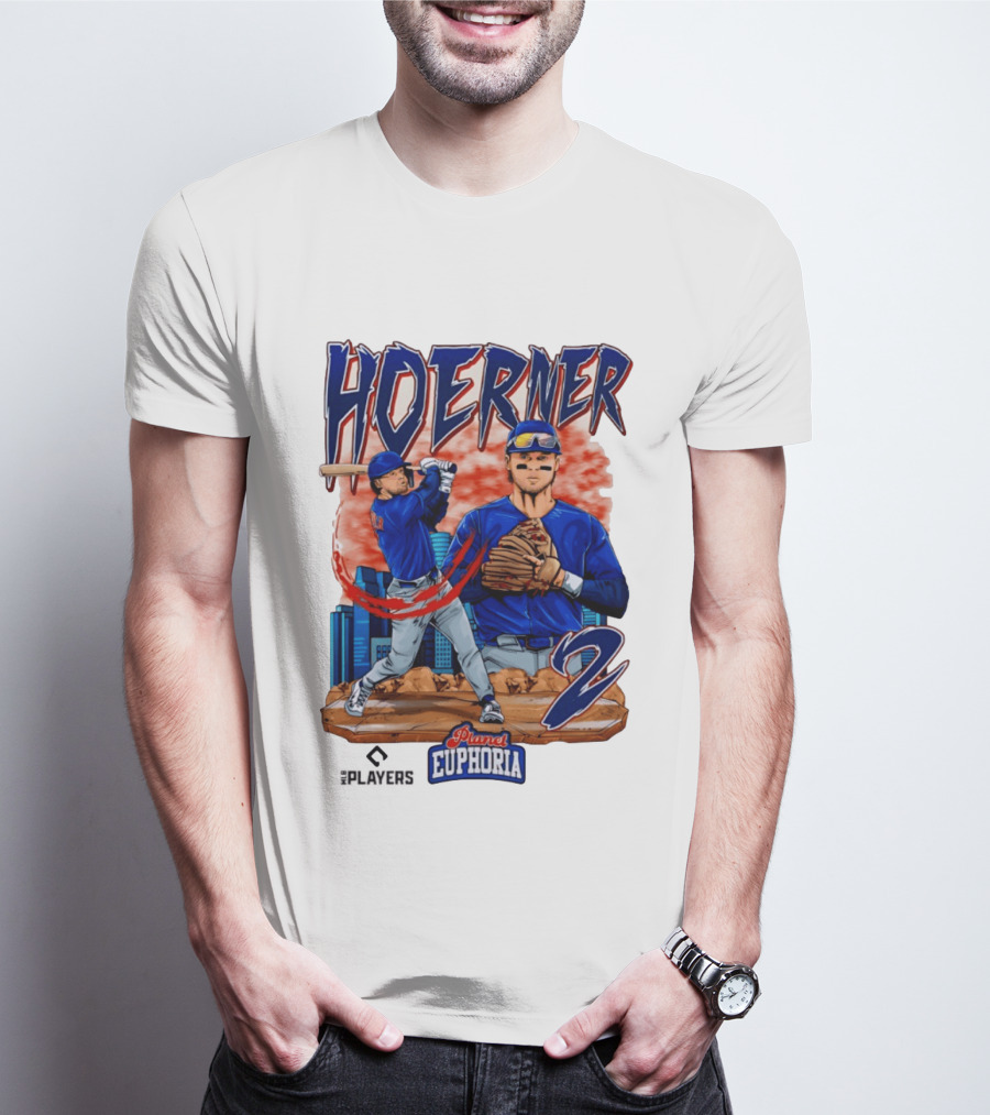 Nico Hoerner Chicago Cubs Euphoria The Players 2 Major League Baseball T-Shirt