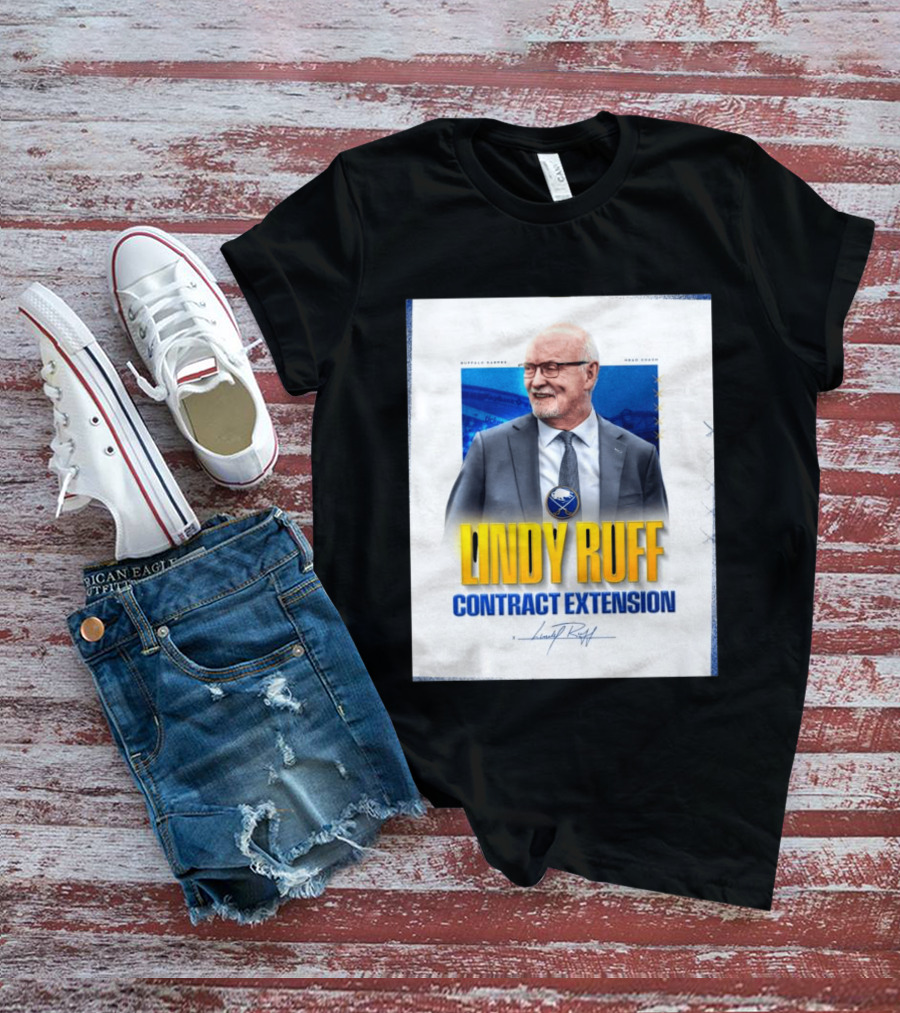 Buffalo Sabres Lindy Ruff Head Coach Contract Extension T-Shirt