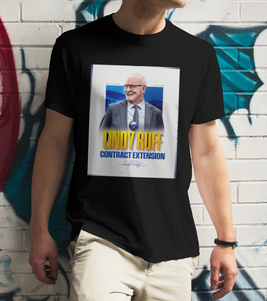 Buffalo Sabres Lindy Ruff Head Coach Contract Extension T-Shirt