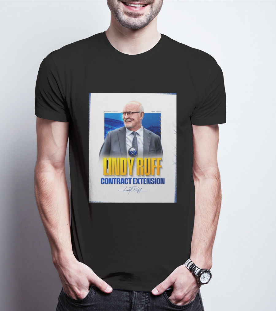 Buffalo Sabres Lindy Ruff Head Coach Contract Extension T-Shirt