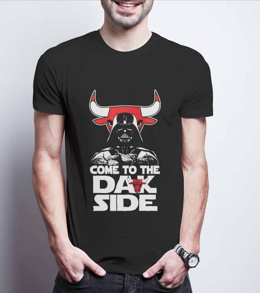 Come To The Dark Side Darth Vader Chicago Bulls Star Wars T-Shirt