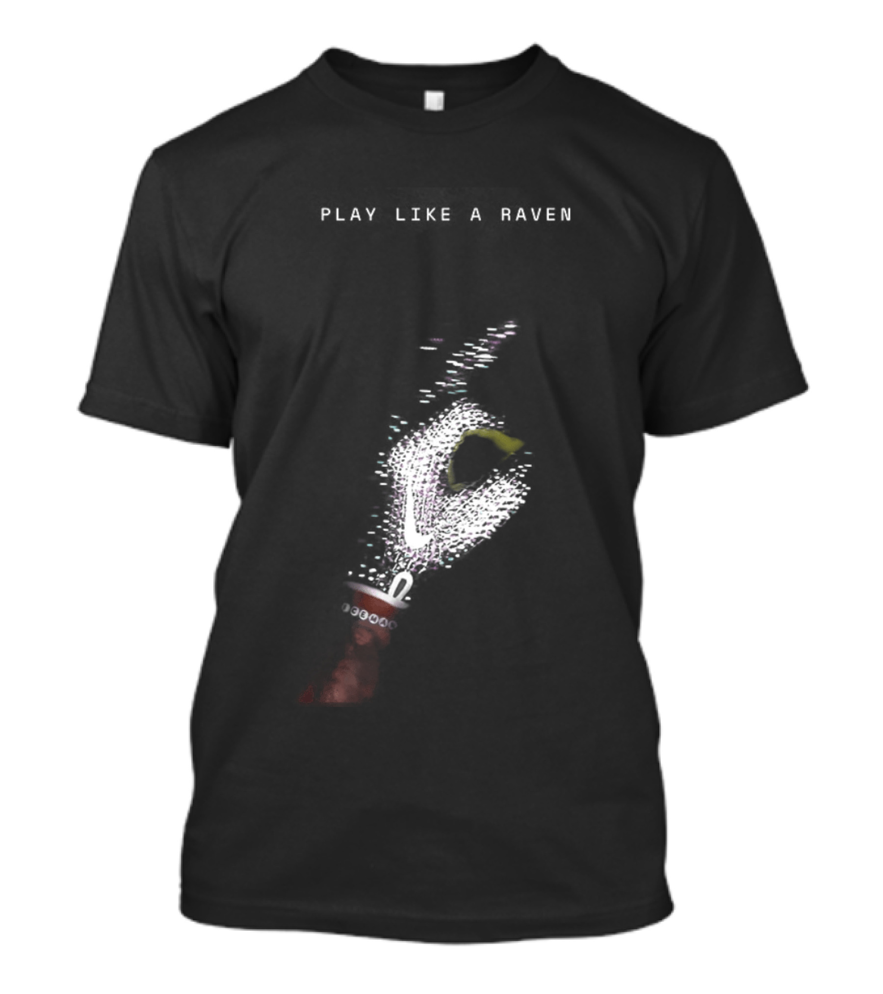 Play Like A Raven Baltimore Ravens X Drake Iceman Diamond Chain Football Collaboration T-Shirt