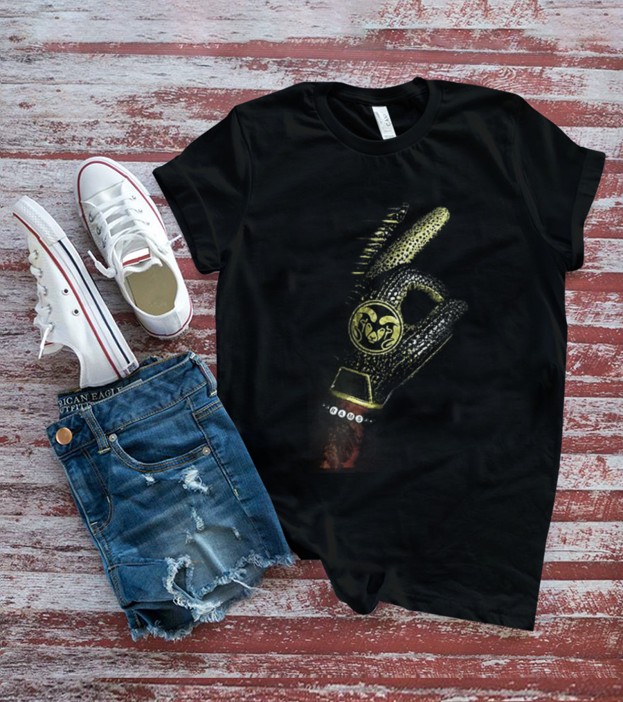 Drake Iceman Colorado State Rams Diamond Chain Six God Hand Gesture T-Shirt