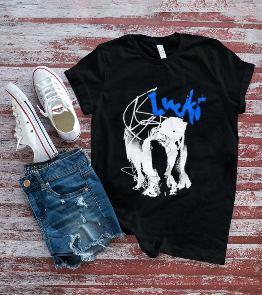 Lucki Alt Heavy Metal Style White Abstract T-Shirt