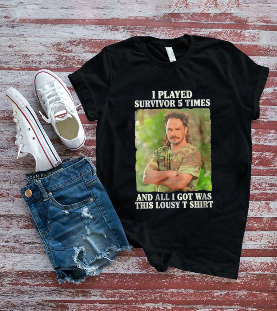 I Played Survivor 5 Times Ozzy Lusth All I Got Was This Lousy T-Shirt