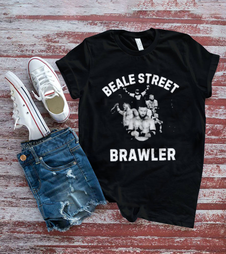 Beale Street Brawler Boxing Legends Collage T-Shirt