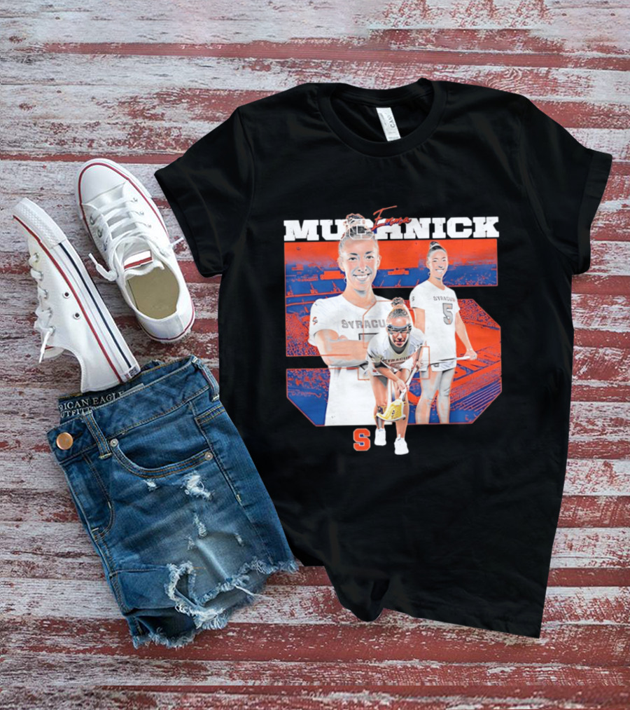 Emma Muchnick Syracuse Lacrosse Orange NCAA Number 5 T-Shirt