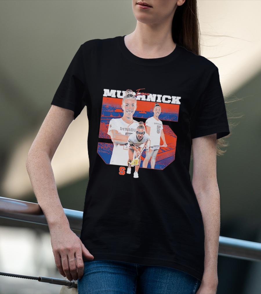 Emma Muchnick Syracuse Lacrosse Orange NCAA Number 5 T-Shirt