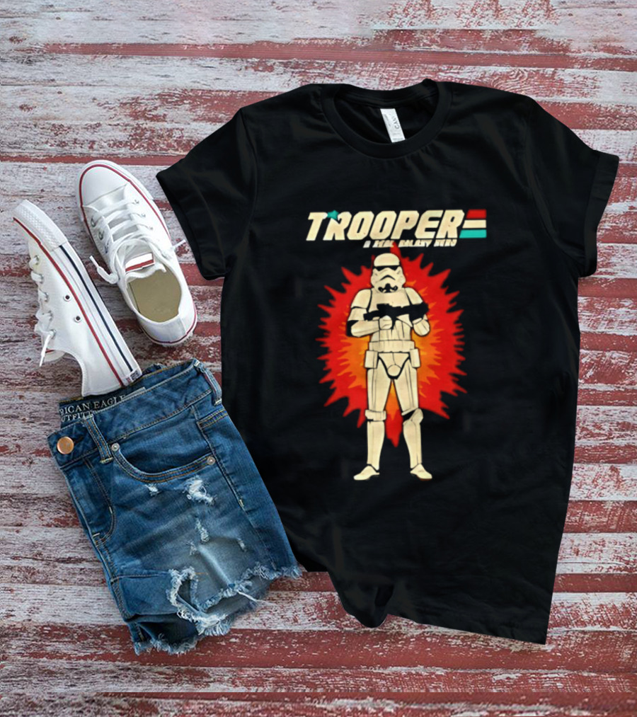 Stormtrooper X GI Joe Galaxy Hero Trooper Star Wars T-Shirt