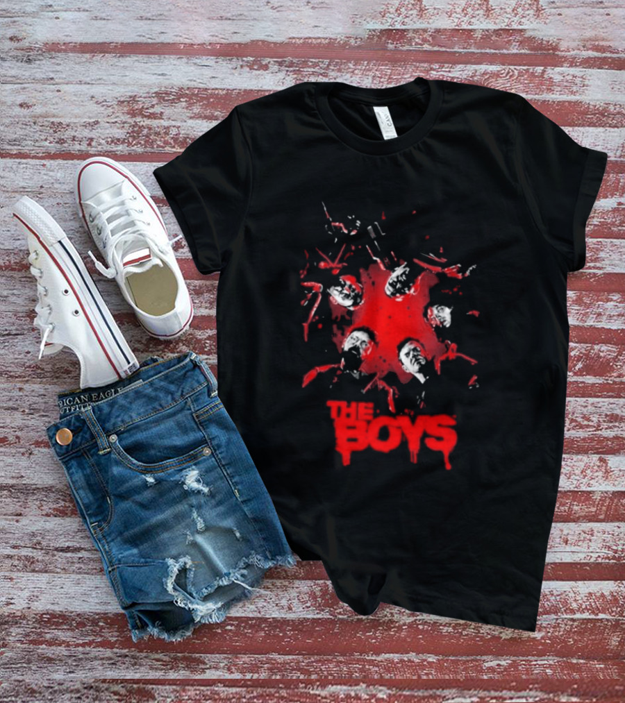 The Boys Blood Red Splatter Horror T-Shirt