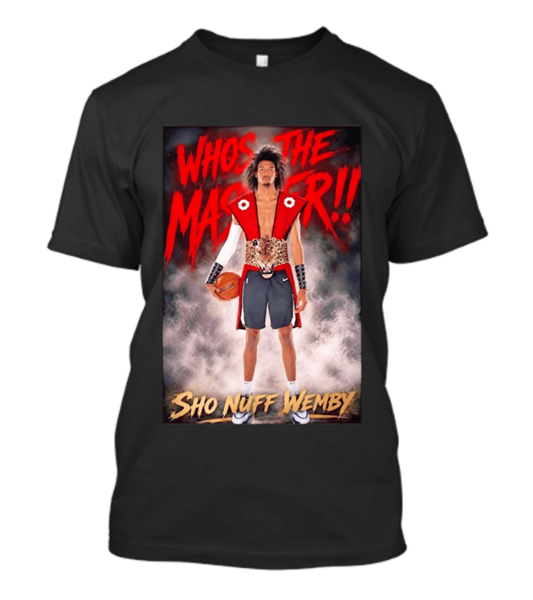 Whos The Master Sho Nuff Wemby San Antonio Spurs T-Shirt