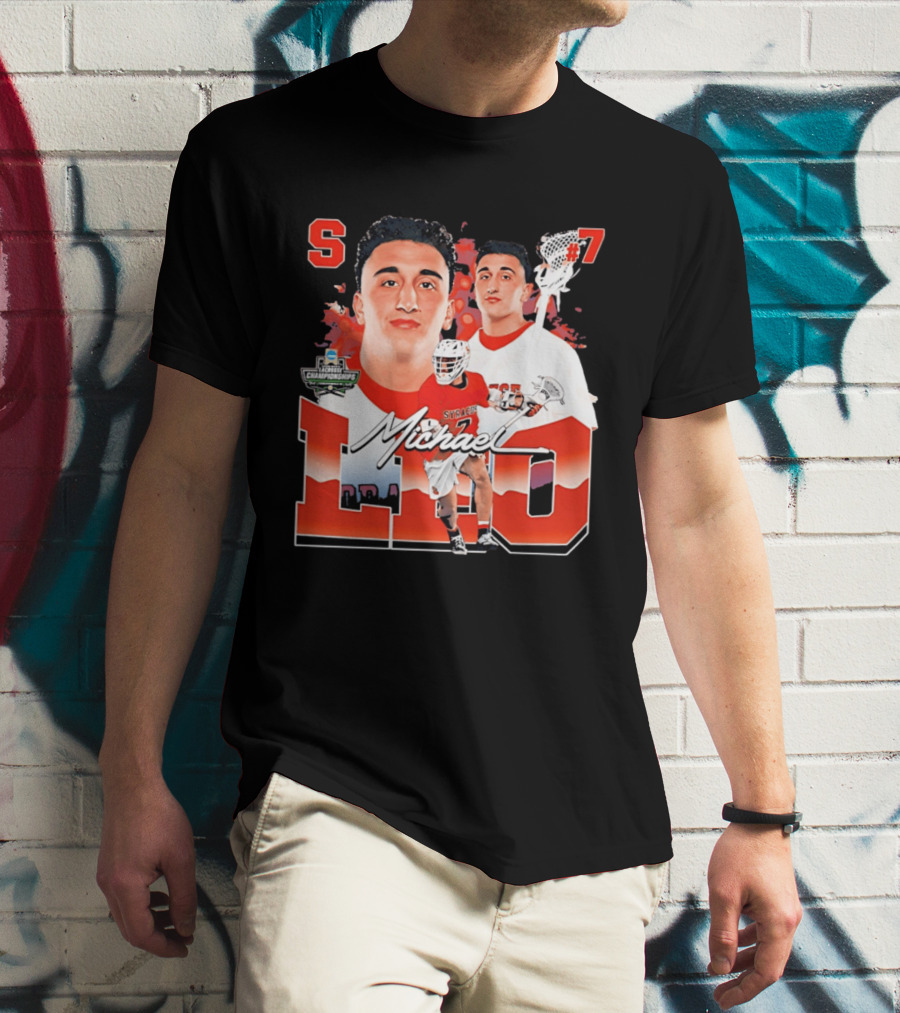 Michael Leo Syracuse NCAA Lacrosse Championships #7 T-Shirt