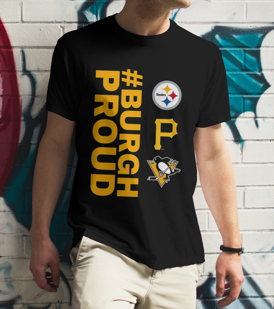 2026 #BurghProud Steelers Pirates Penguins T-Shirt