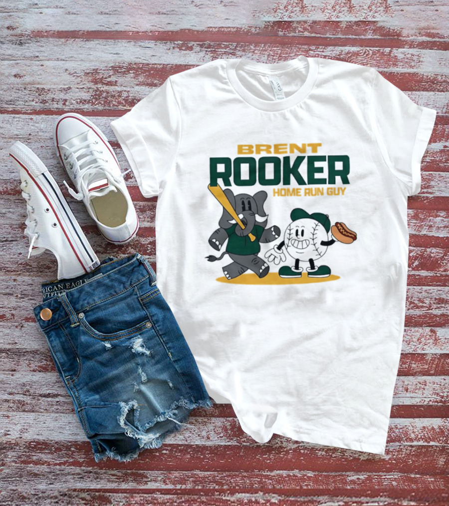 Brent Rooker Oakland Athletics Home Run Guy Elephant Baseball Hotdog T-Shirt