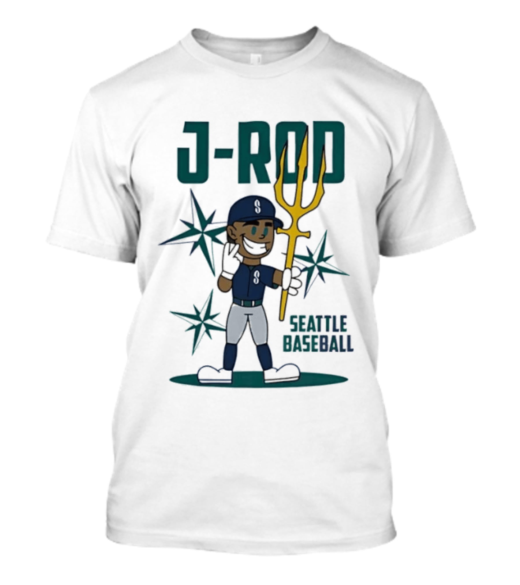 Julio Rodríguez J Rod Seattle Baseball MLB Players Mariners T-Shirt
