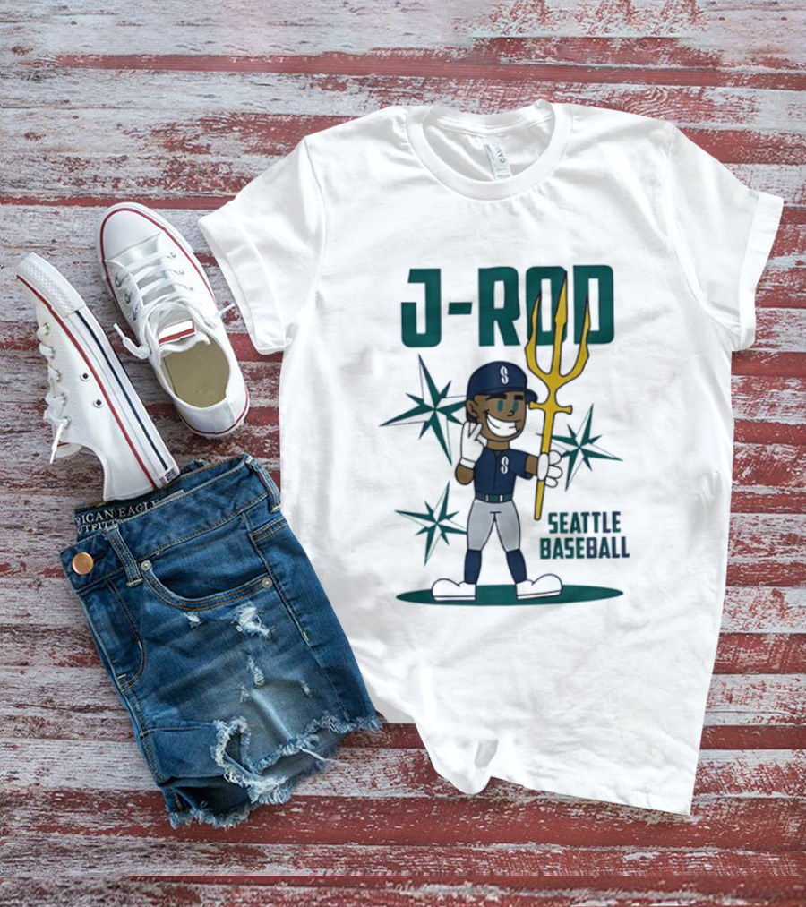 Julio Rodríguez J Rod Seattle Baseball MLB Players Mariners T-Shirt
