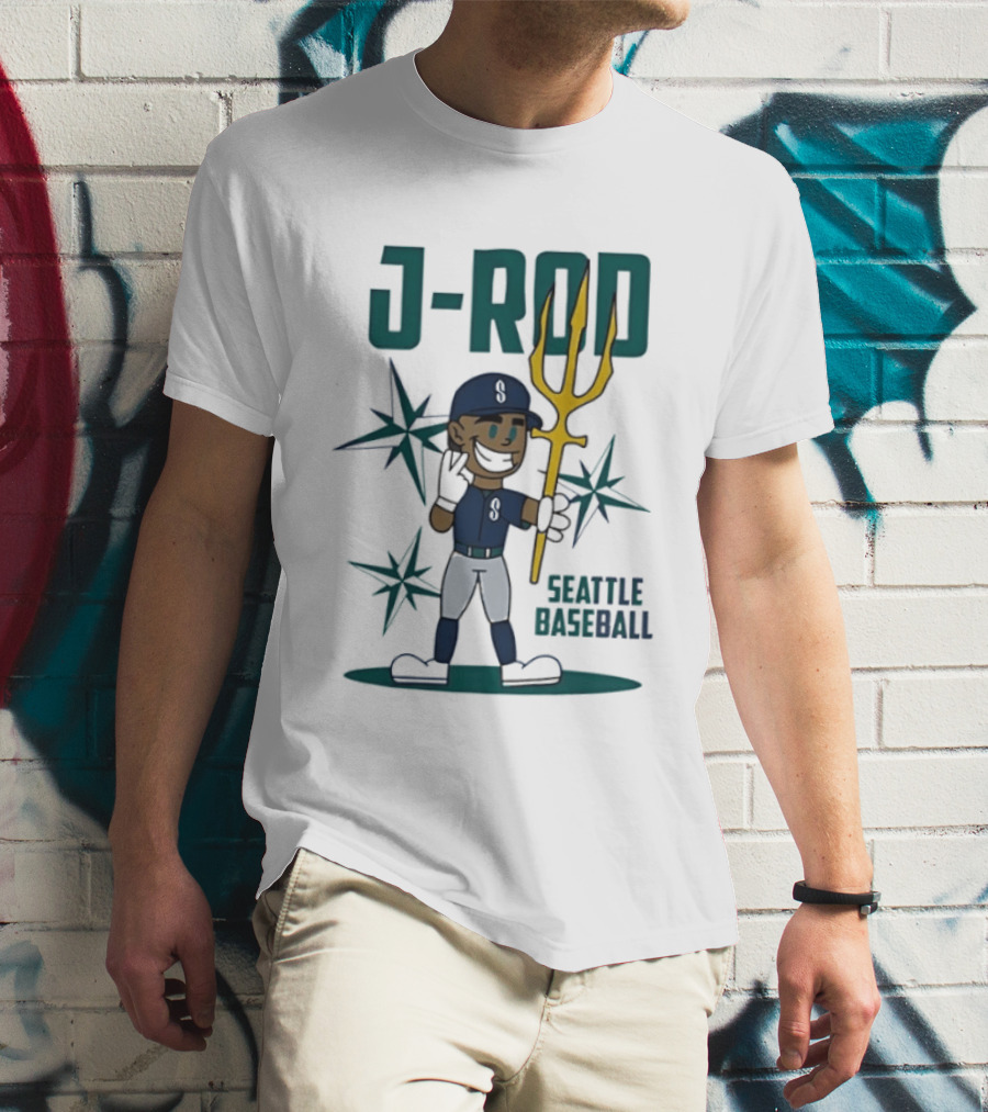 Julio Rodríguez J Rod Seattle Baseball MLB Players Mariners T-Shirt