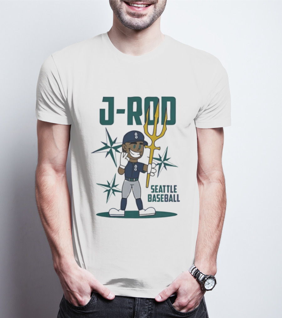 Julio Rodríguez J Rod Seattle Baseball MLB Players Mariners T-Shirt