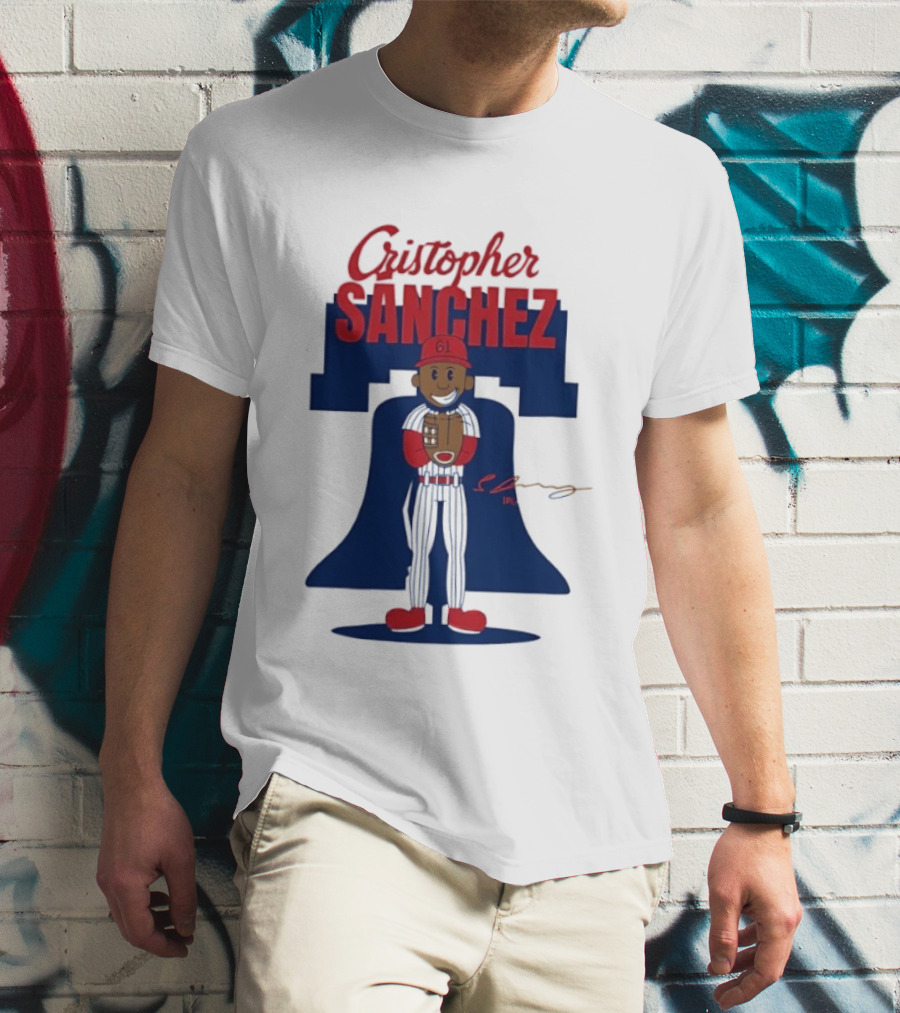 Cristopher Sanchez Philadelphia Phillies MLB Player Number 61 T-Shirt