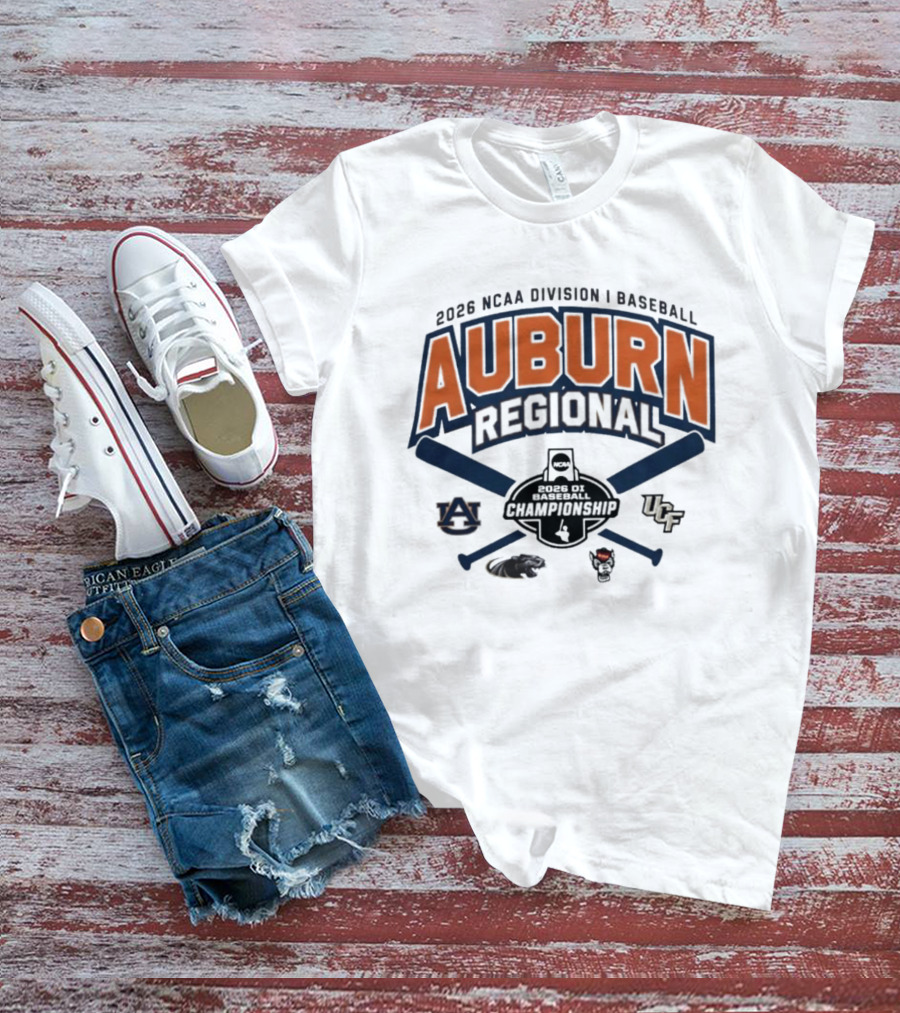 2026 NCAA Division I Baseball Auburn Regional Championship T-Shirt