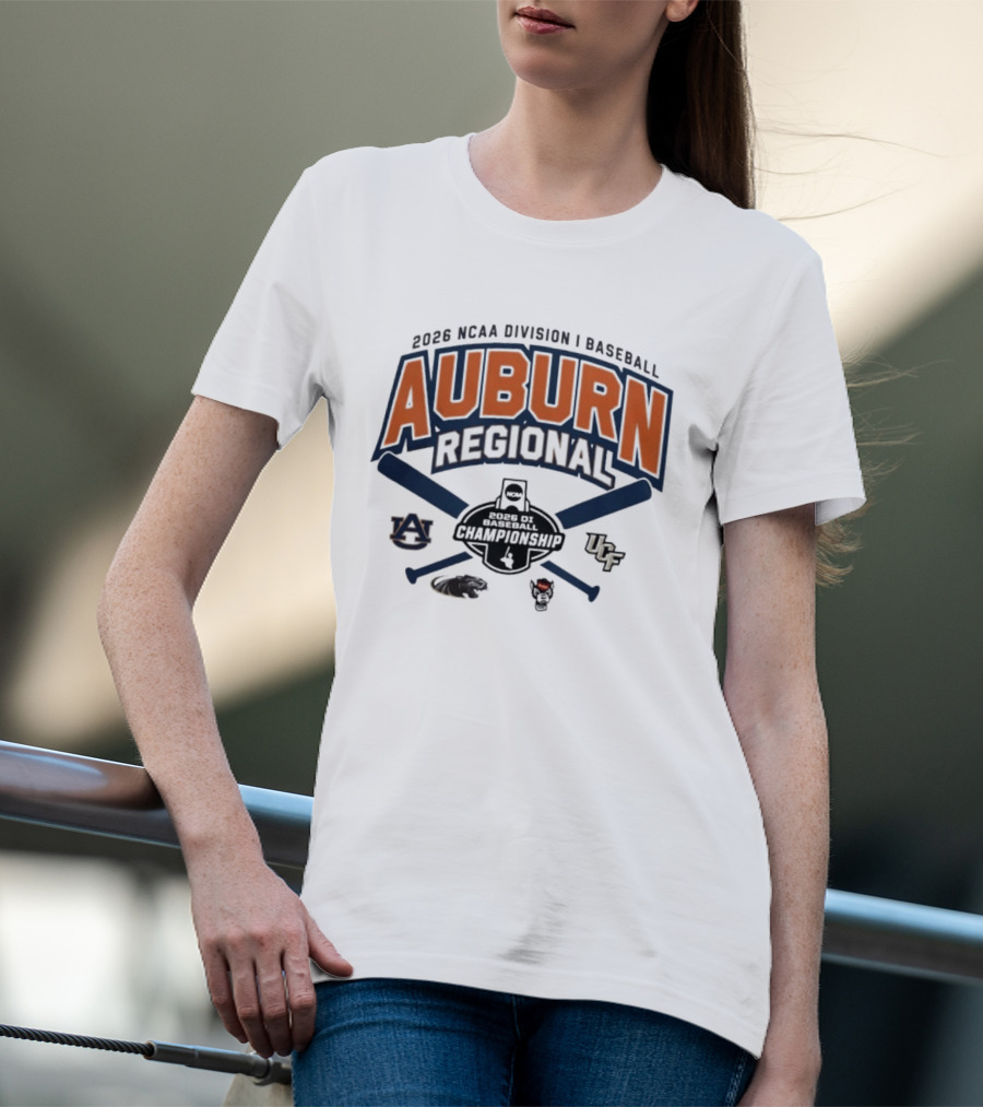 2026 NCAA Division I Baseball Auburn Regional Championship T-Shirt
