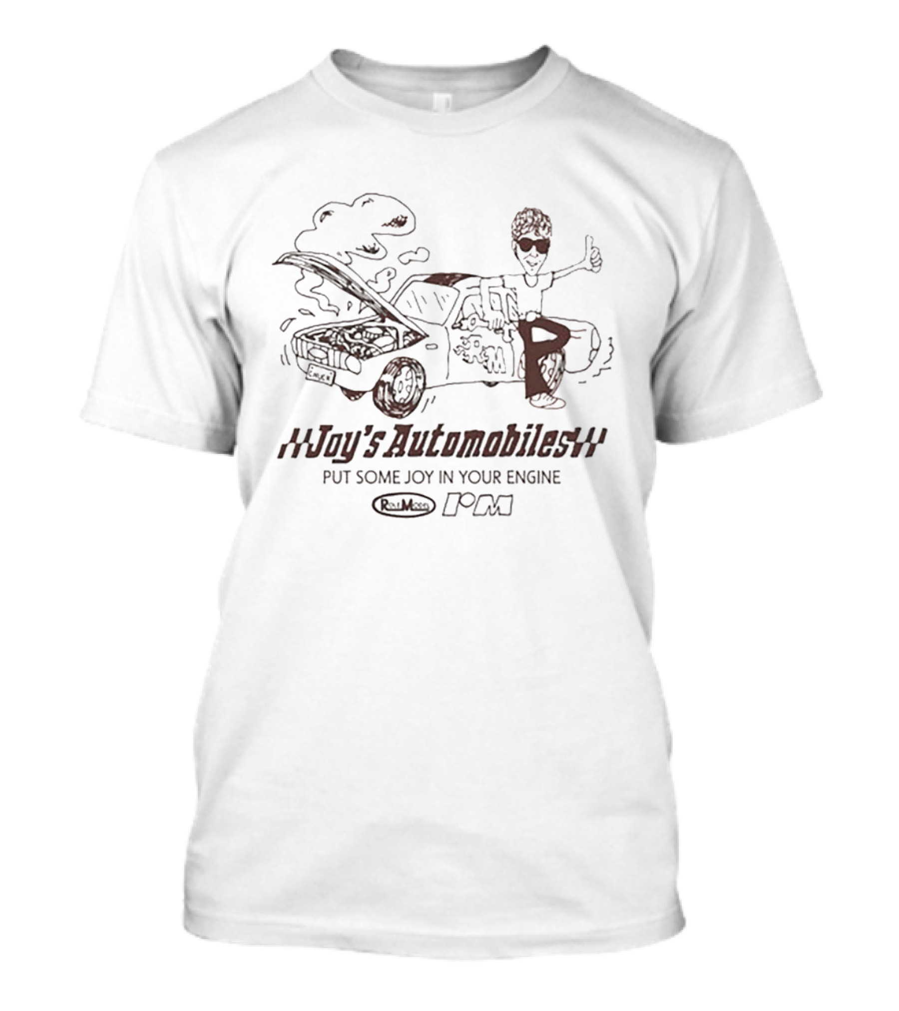 Joy's Automobiles Put Some Joy In Your Engine Fun Car Drawing T-Shirt