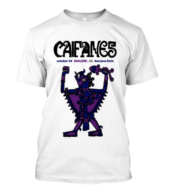 Caifanes October 29 2026 San Jose CA Concert T-Shirt