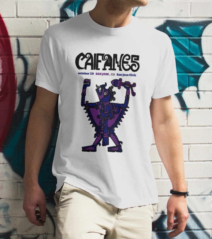Caifanes October 29 2026 San Jose CA Concert T-Shirt