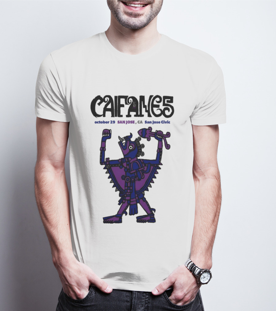 Caifanes October 29 2026 San Jose CA Concert T-Shirt