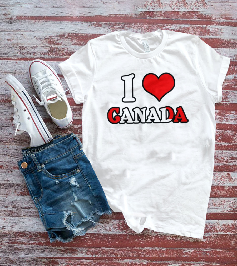 I Heart Canada Love T-Shirt