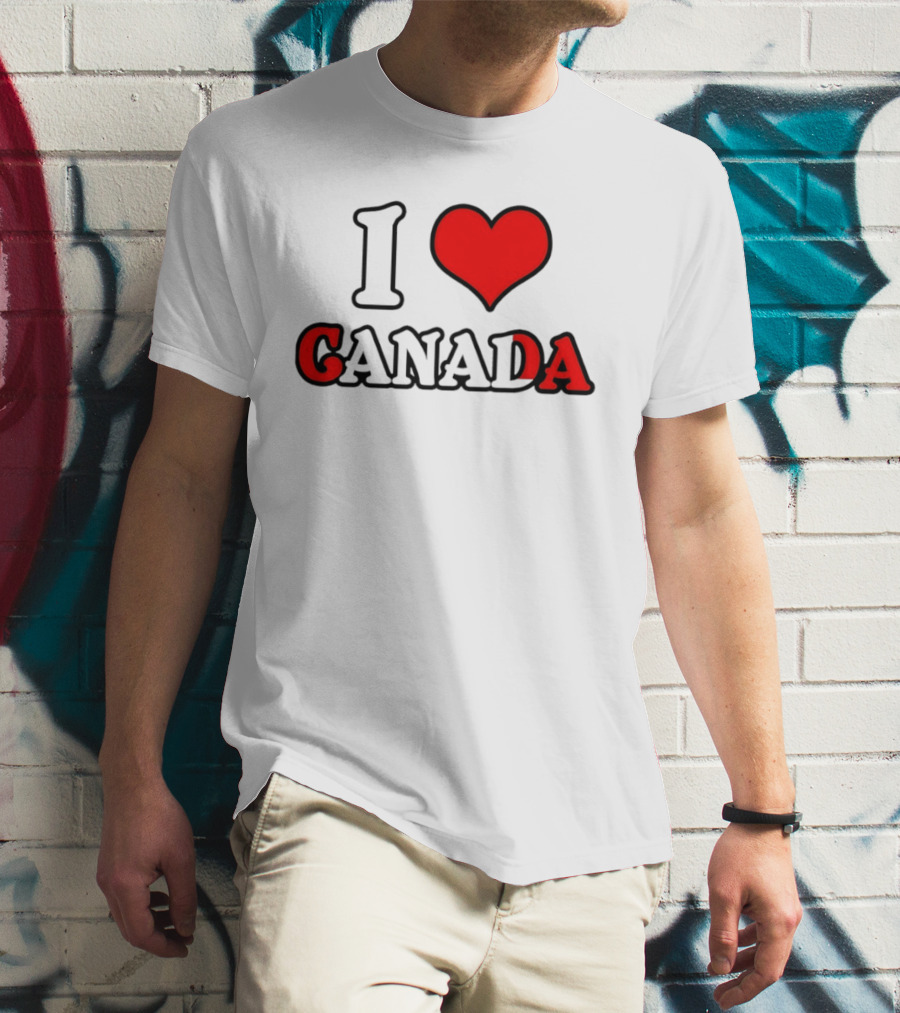 I Heart Canada Love T-Shirt