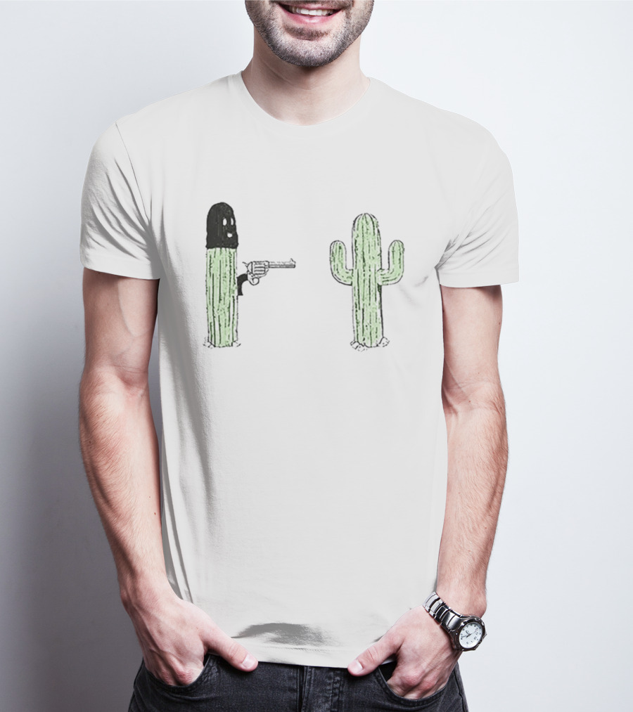 Phil Miller The Last Man On Earth Stick'em Up Cactus Duel T-Shirt