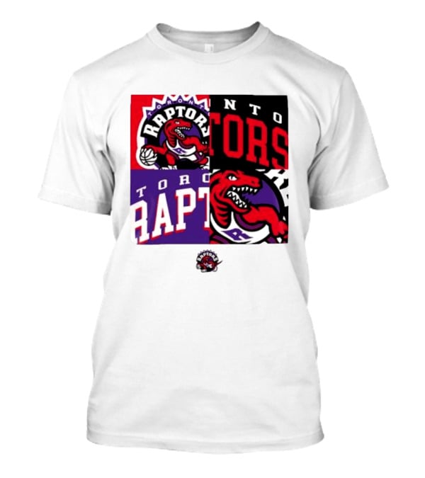Toronto Raptors NBA Block Team Logo Graphic Raptors Basketball T-Shirt