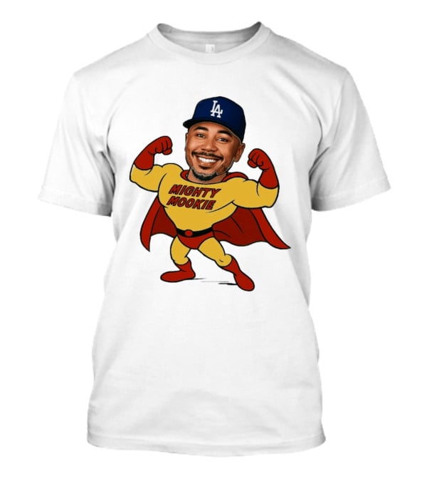 Mookie Betts Los Angeles Dodgers Mighty Mookie Superman T-Shirt