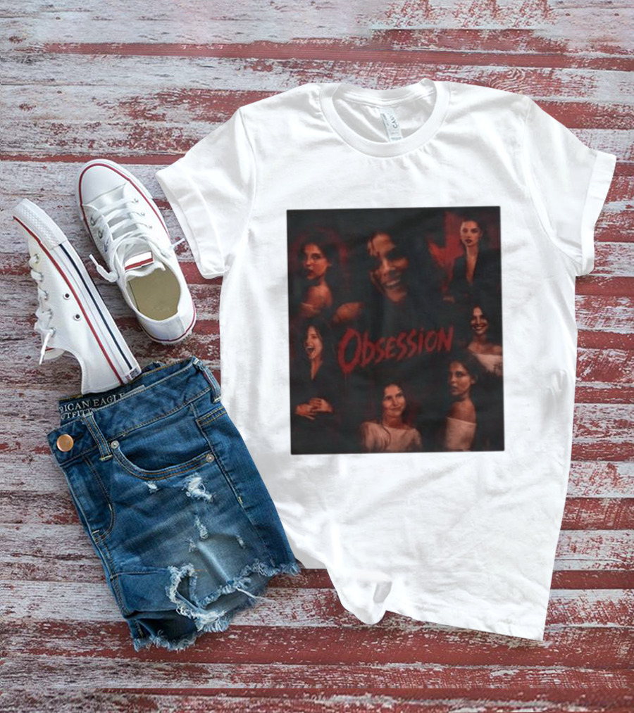 Obsession Nikki Multiple Expressions Dark Red Portraits T-Shirt