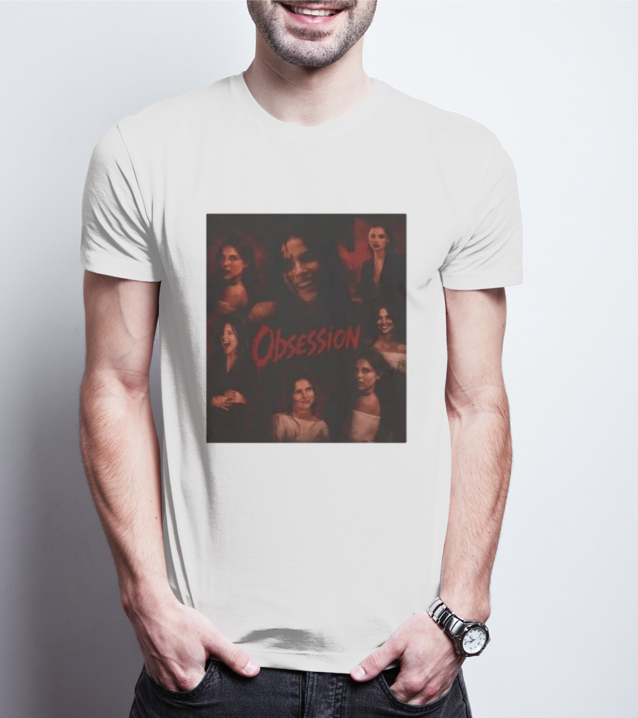 Obsession Nikki Multiple Expressions Dark Red Portraits T-Shirt