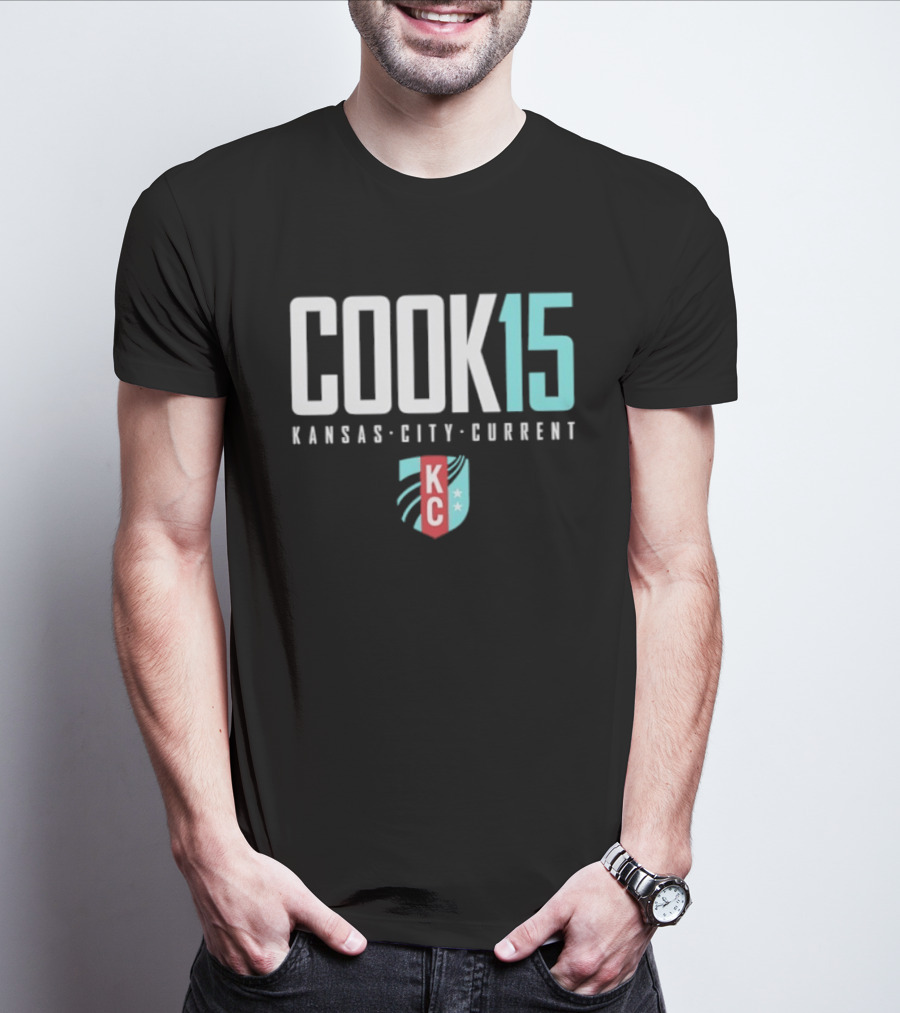 COOK 15 Kansas City Current NWSL KC T-Shirt