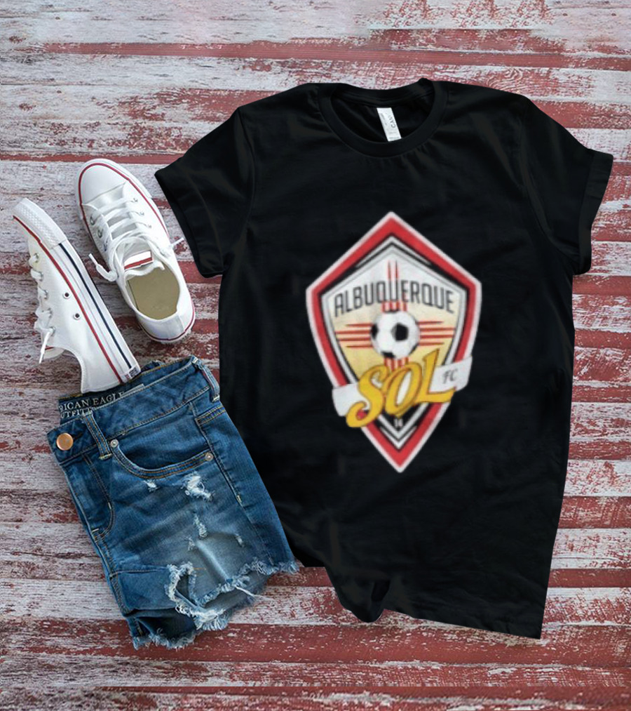 Albuquerque Sol FC Soccer Emblem 2026 Football T-Shirt