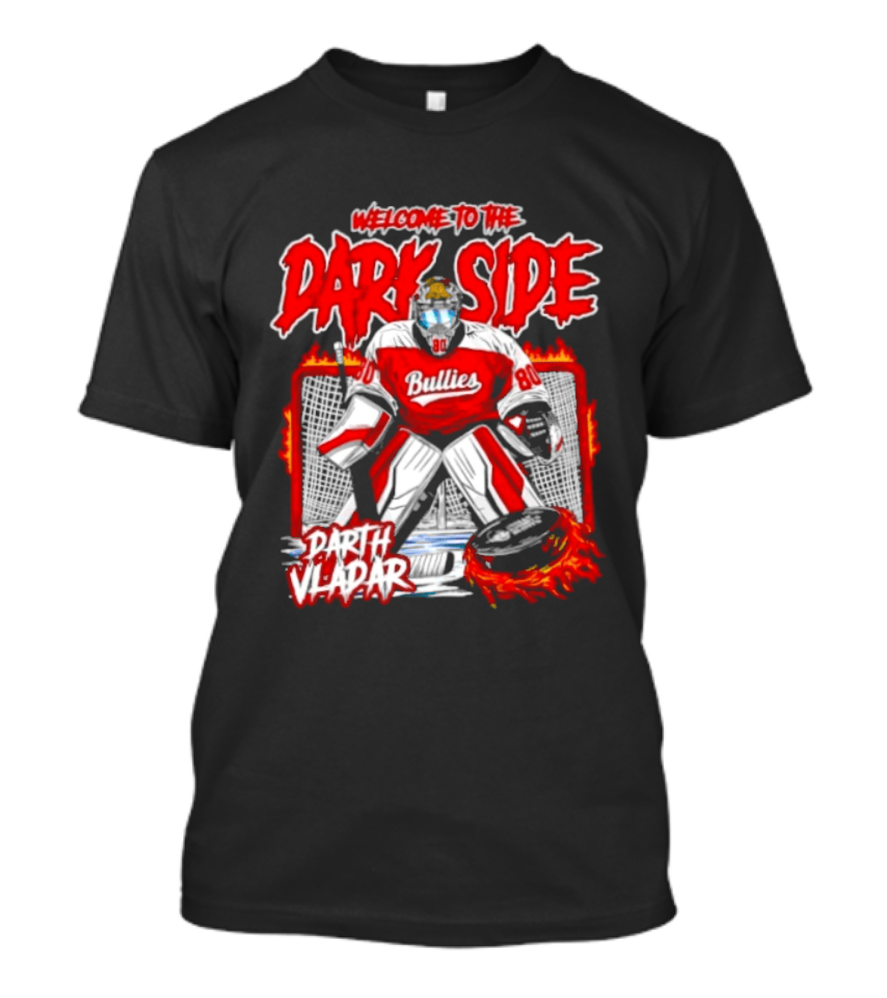 Broad Street Bullies Welcome To The Dark Side Darth Vader Hockey T-Shirt