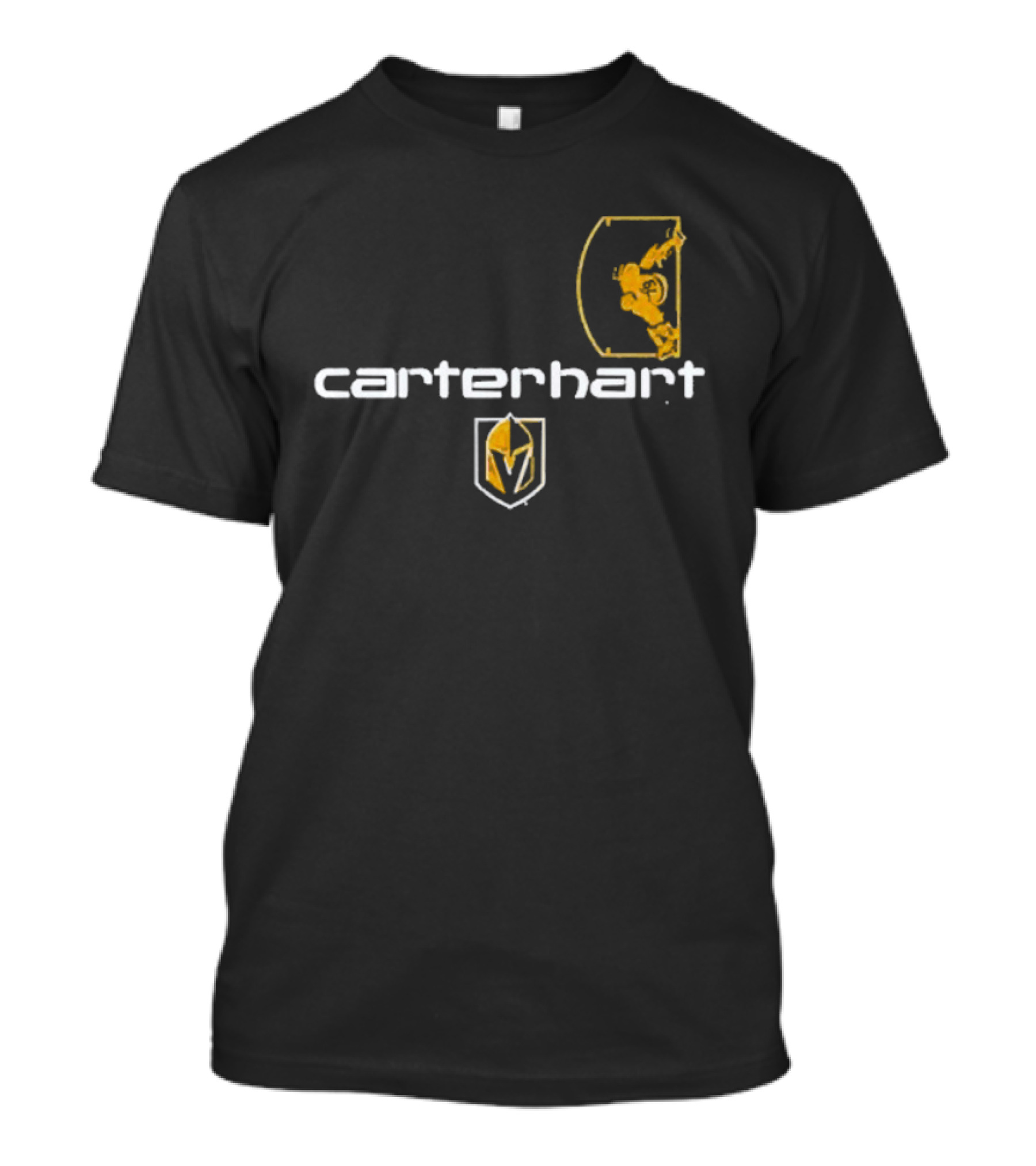 Carter Hart Vegas Golden Knights Goalie Helmet T-Shirt
