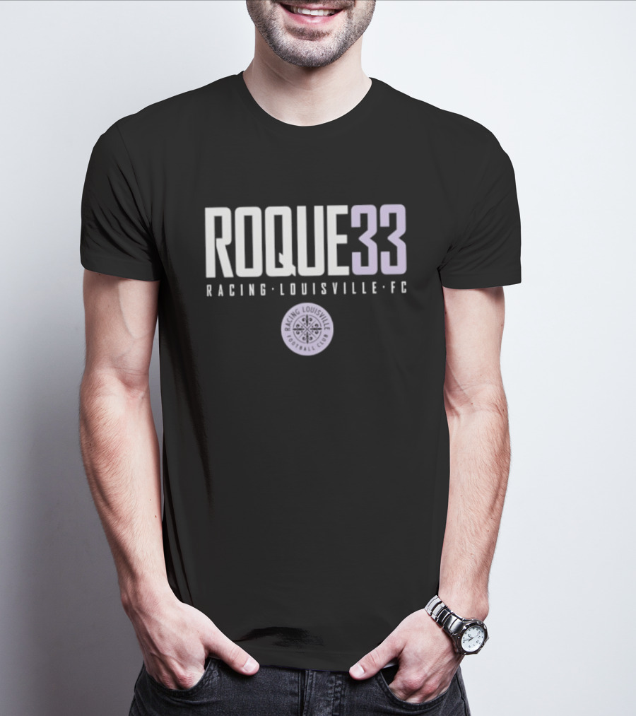 Cristina Roque 33 Racing Louisville FC NWSL T-Shirt