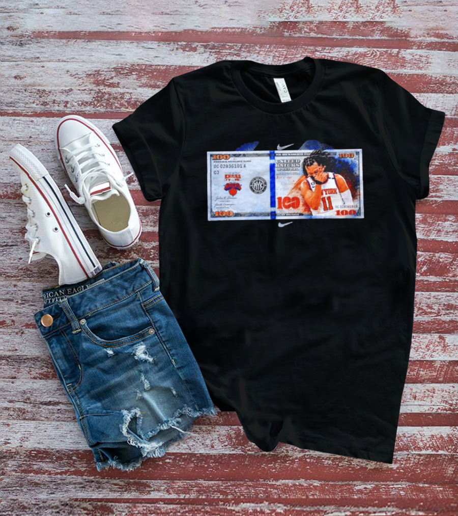 Jalen Brunson New York Knicks United Kinicks NBA Money Note T-Shirt