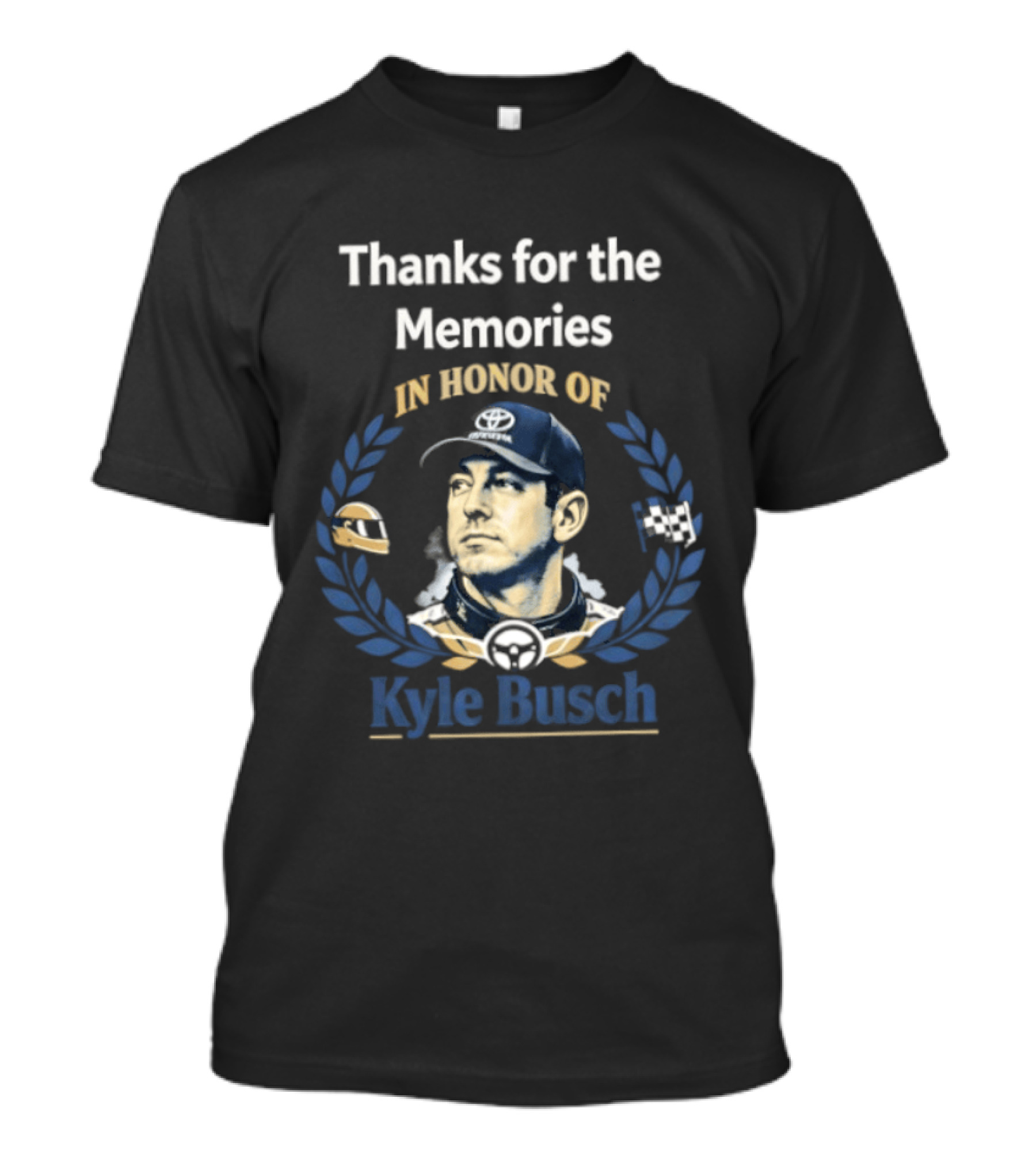 Thanks For The Memories In Honor Of Kyle Busch Rowdy 1985 2026 T-Shirt