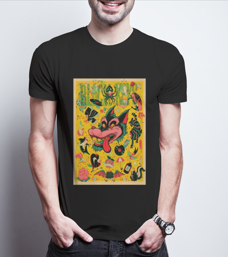 The Black Keys Carnation WA May 29 30 2026 Wolf Spider Vinyl Record T-Shirt