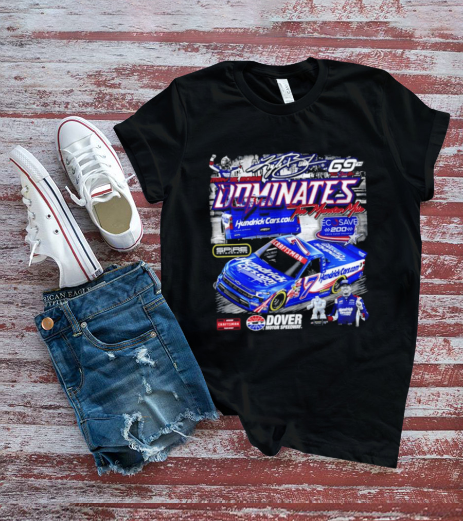 Hendrick Cars 17 ECOSave 200 Dover 2026 Dominates Victory Celebration T-Shirt