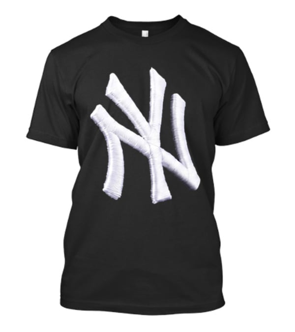 Yankees Inflated Stitch Logo Hat T-Shirt