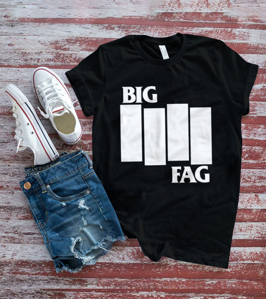 Big Fag Black Flag Bars 2026 T-Shirt