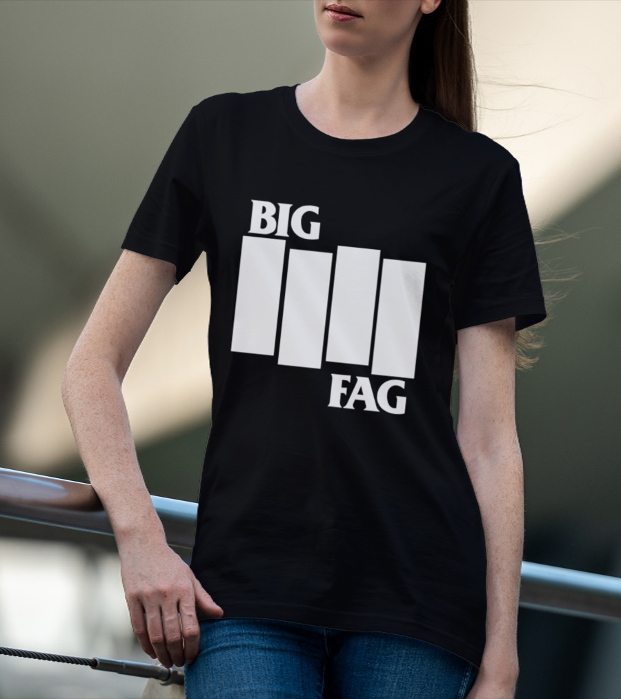 Big Fag Black Flag Bars 2026 T-Shirt