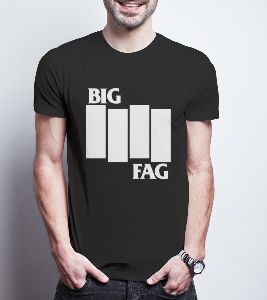 Big Fag Black Flag Bars 2026 T-Shirt