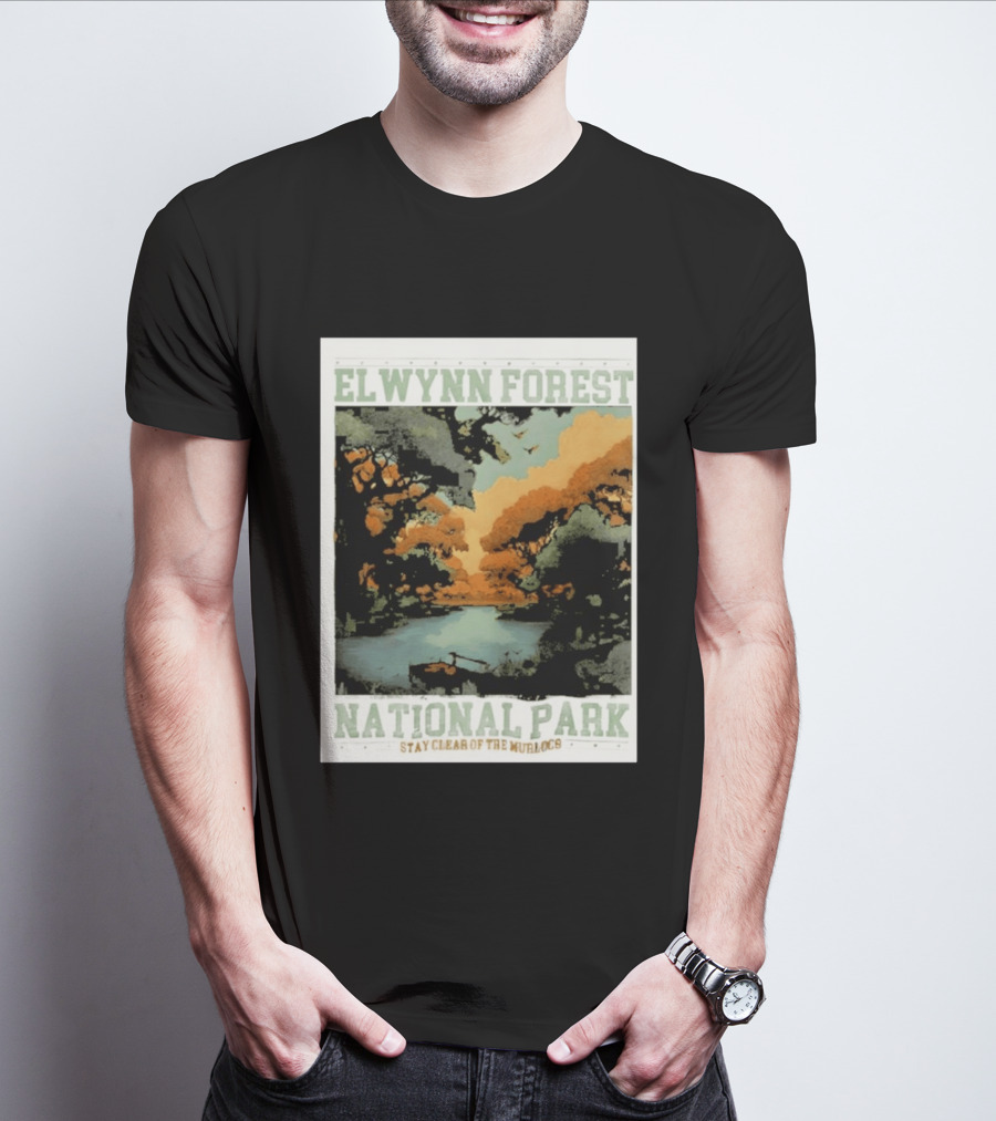 Elwynn Forest National Park Stay Clear Of The Murlocs T-Shirt